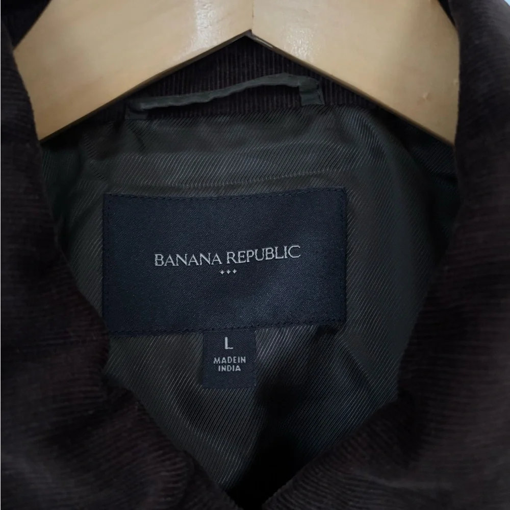 Banana Republic Factory Olive Green and Brown Barn Jacket - Picture 3 of 4